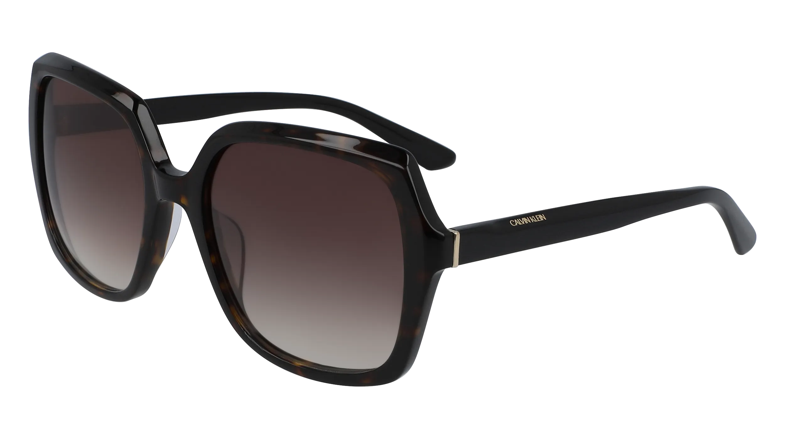 Calvin Klein CK20541S 235 Occhiali da sole Acetato Havana Marrone Squadrata Normale Normale