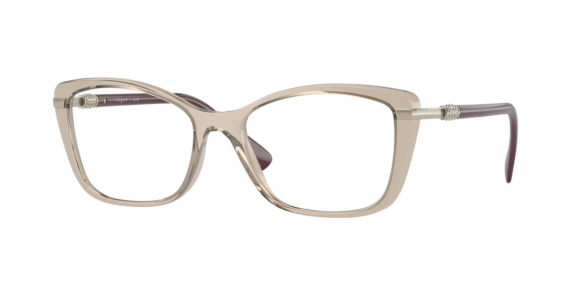 VOGUE EYEWEAR VO5487B 2990 Montature da vista Iniettato Marrone Farfalla