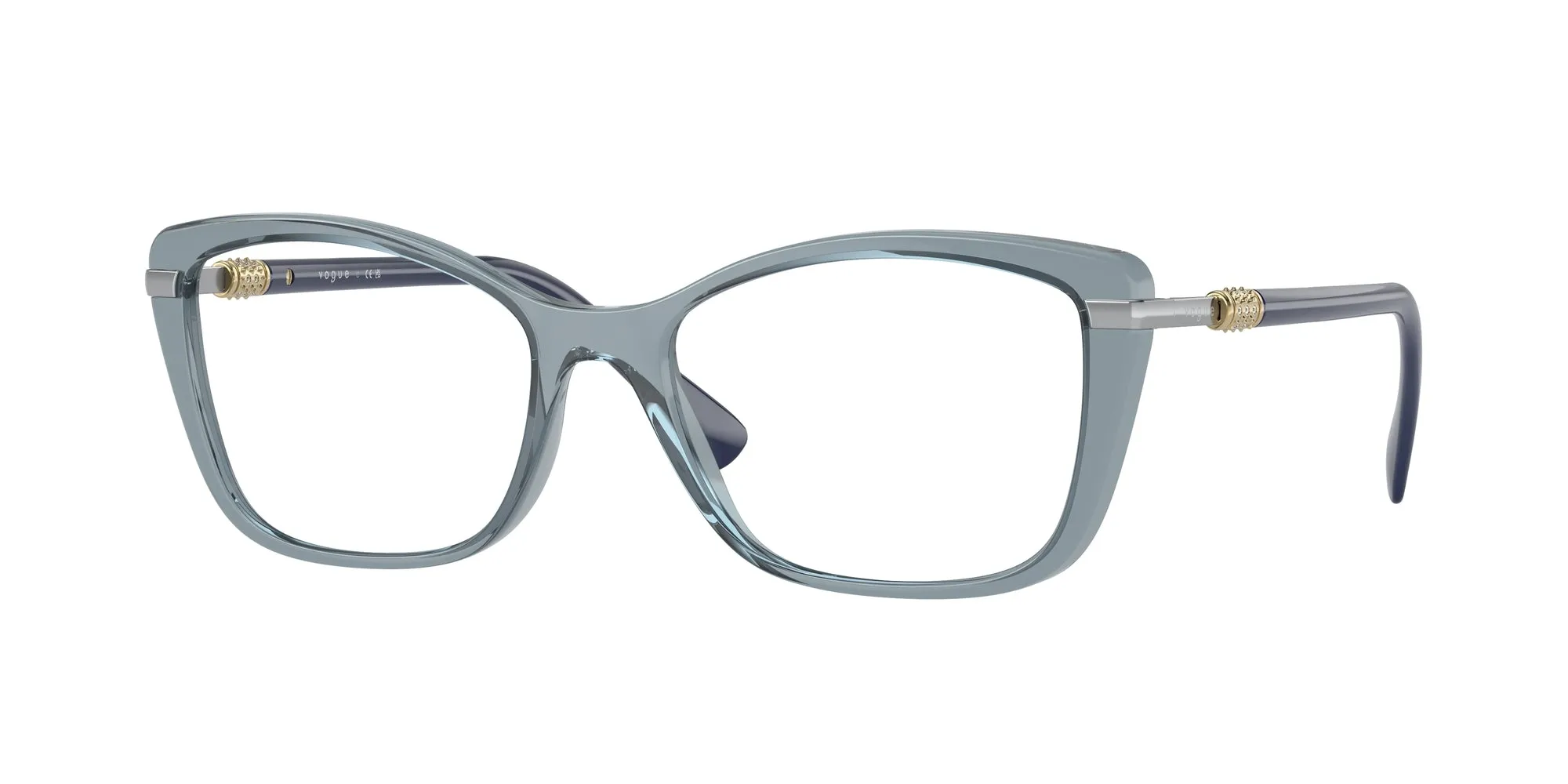 VOGUE EYEWEAR VO5487B 2966 Montature da vista Iniettato Blu Farfalla Normale