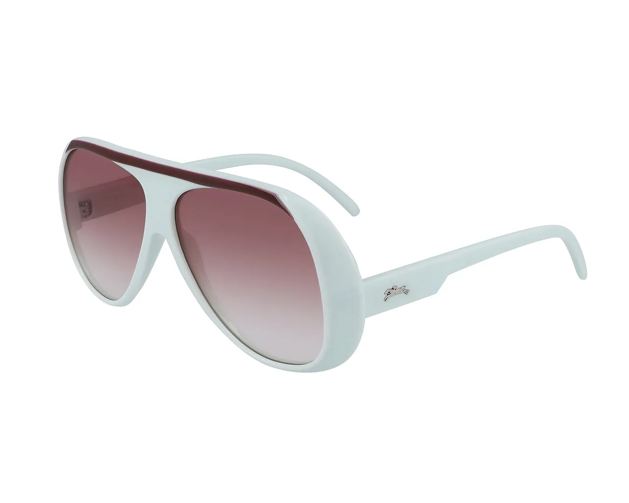 LONGCHAMP LO664S 43468 419 Occhiali da sole Plastica Azzurro Rosso Pilot Normale Sfumato