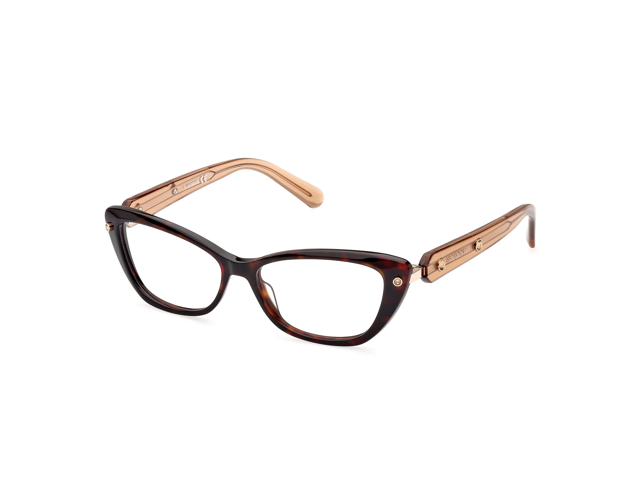 Swarovski SK5478 052 Montature da vista outlet Acetato Havana Cat Eye Normale