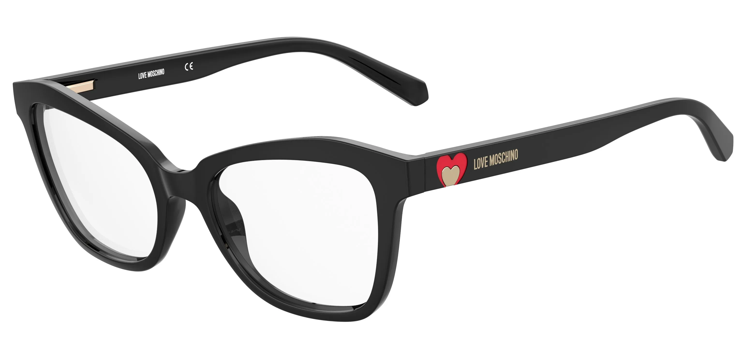 Moschino MOL604 807 Montature da vista Plastica Nero Cat Eye