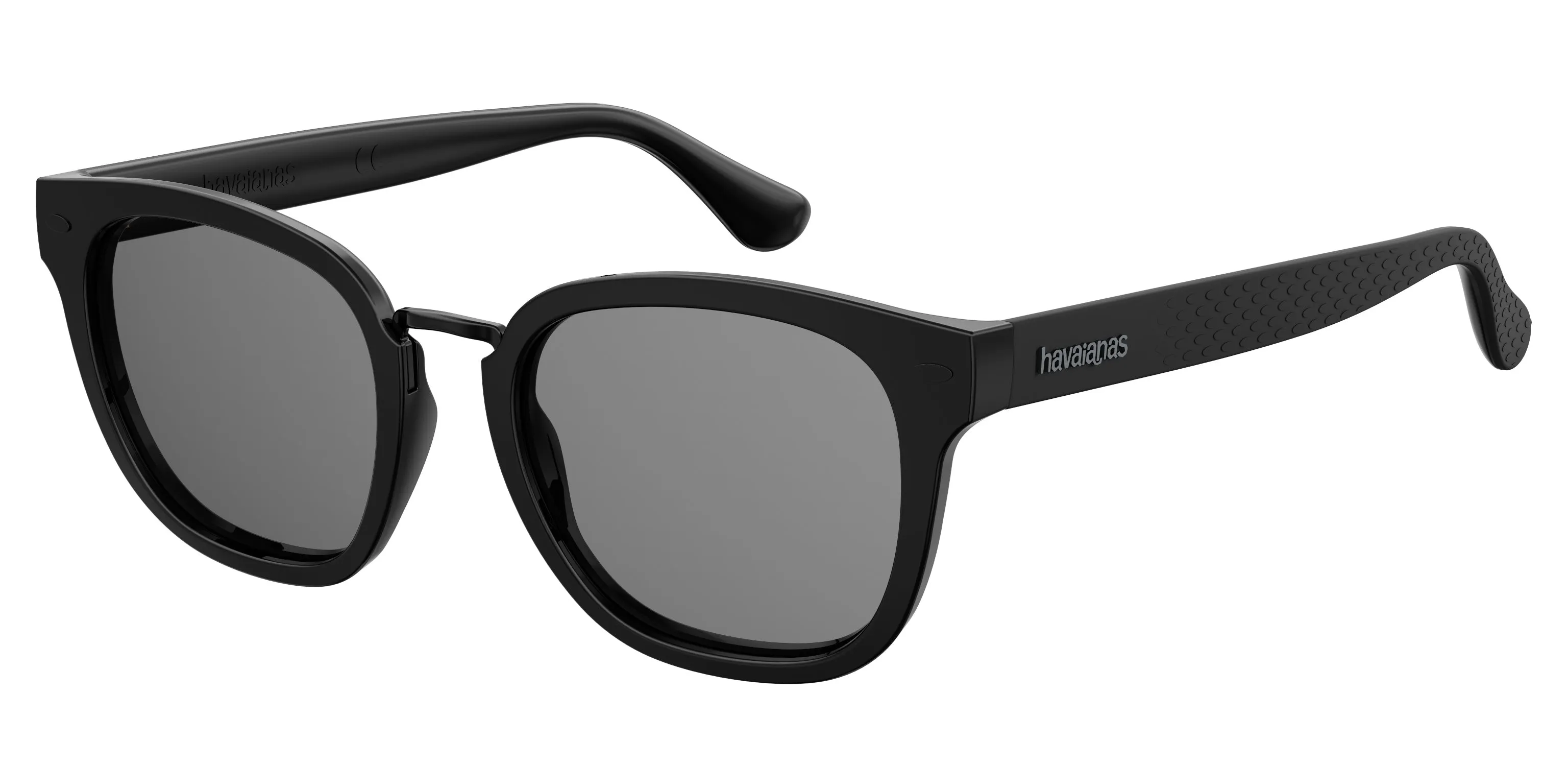 Havaianas GUAECA 807/IR Occhiali da sole Plastica Nero Grigio Squadrata Normale