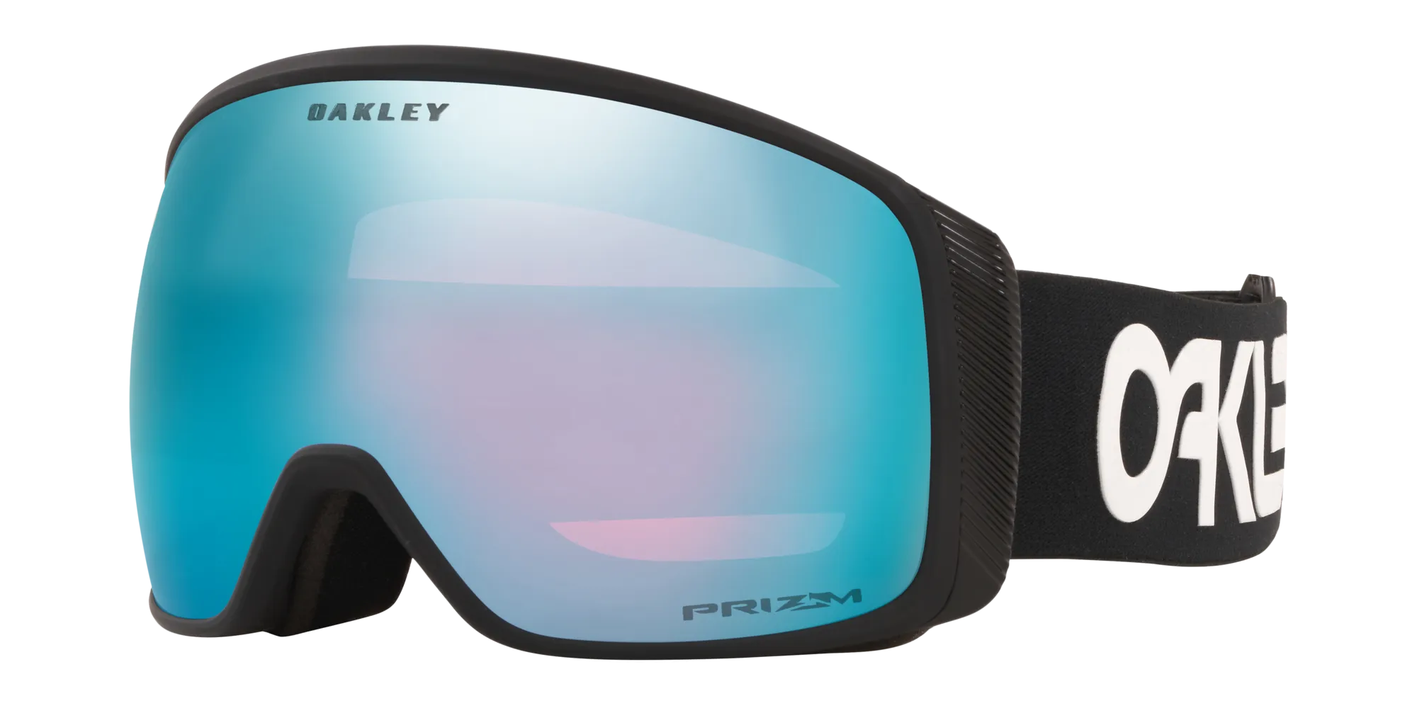 Oakley OO7104 FLIGHT TRACKER L 710408 Maschere da sci O_Matter Nero Blu Maschera Normale Prizm