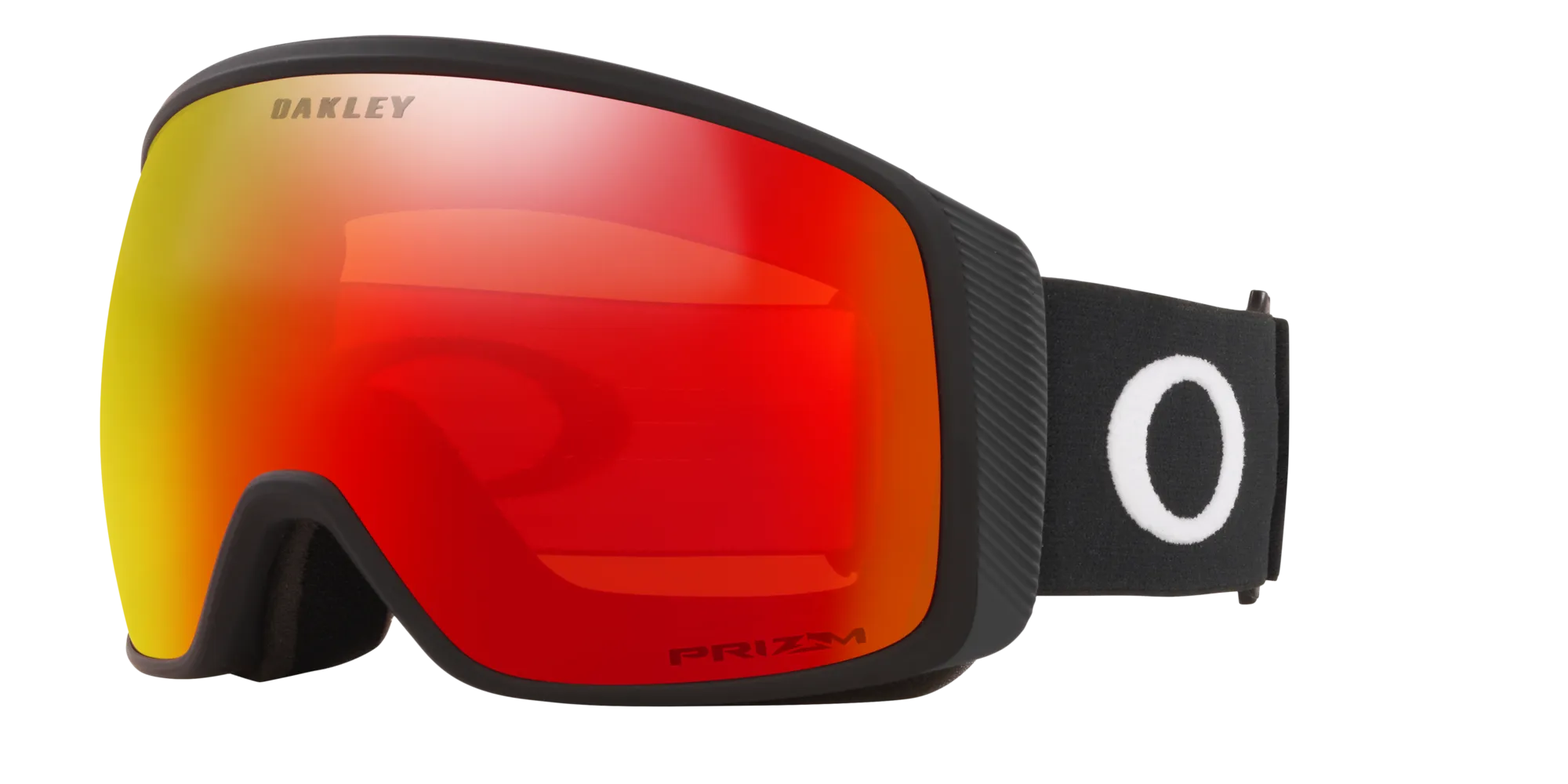 Oakley OO7104 FLIGHT TRACKER L 710407 Maschere da sci O_Matter Nero Arancione Maschera Normale Prizm