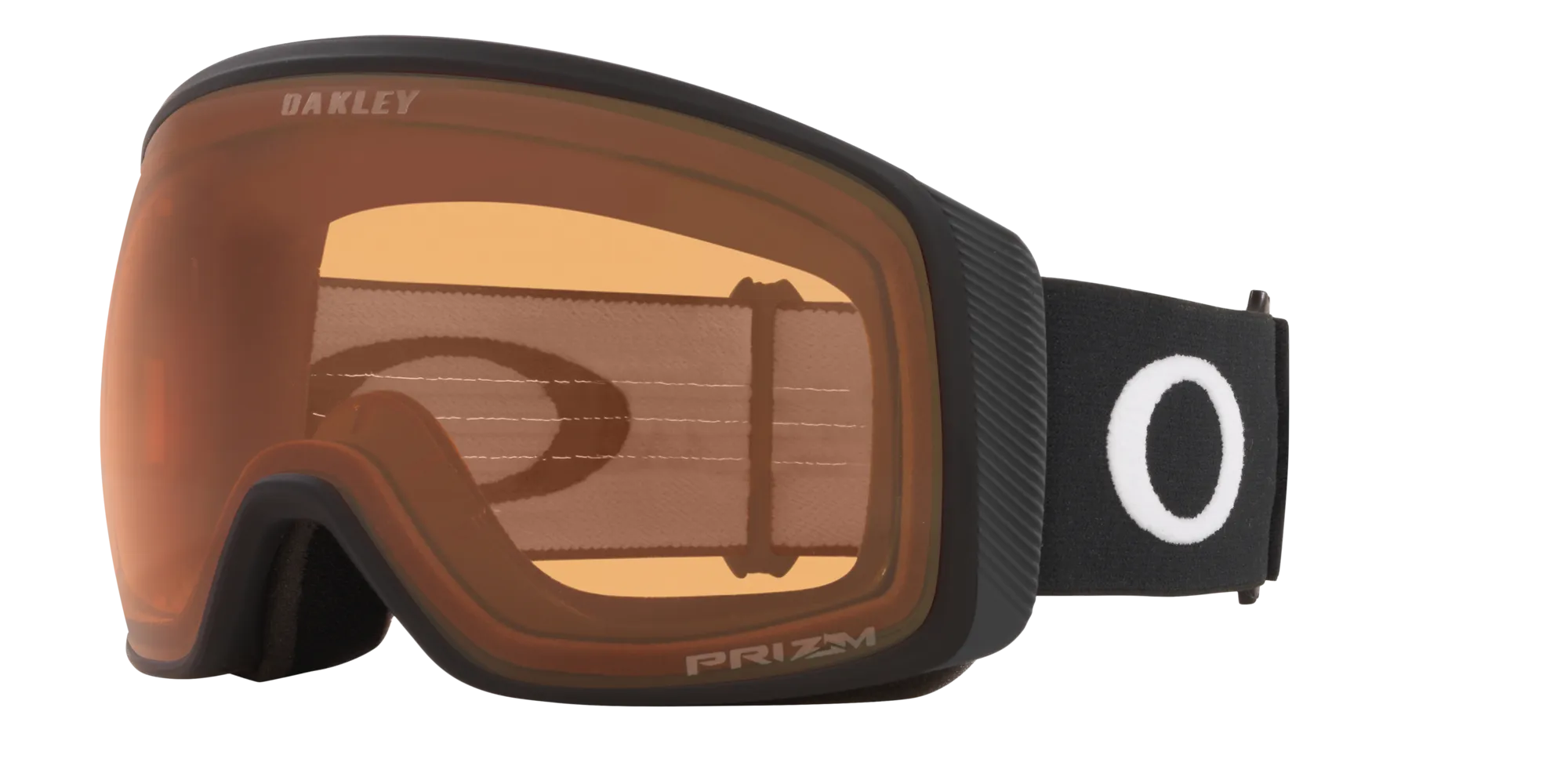 Oakley OO7104 FLIGHT TRACKER L 710404 Maschere da sci O_Matter Nero Marrone Maschera Normale Prizm