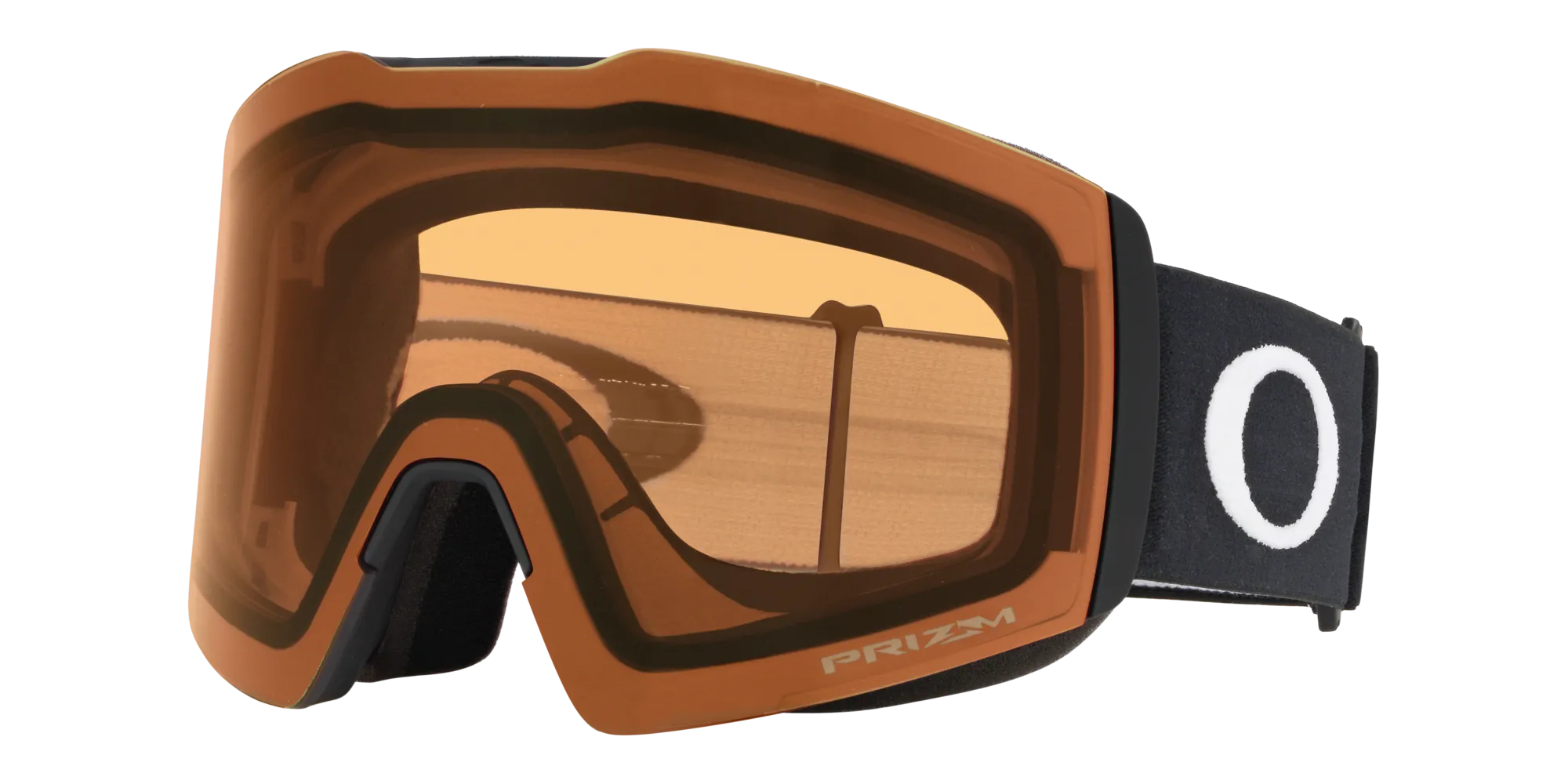 Oakley OO7099 FALL LINE L 709918 Maschere da sci O_Matter Nero Marrone Maschera Normale Prizm