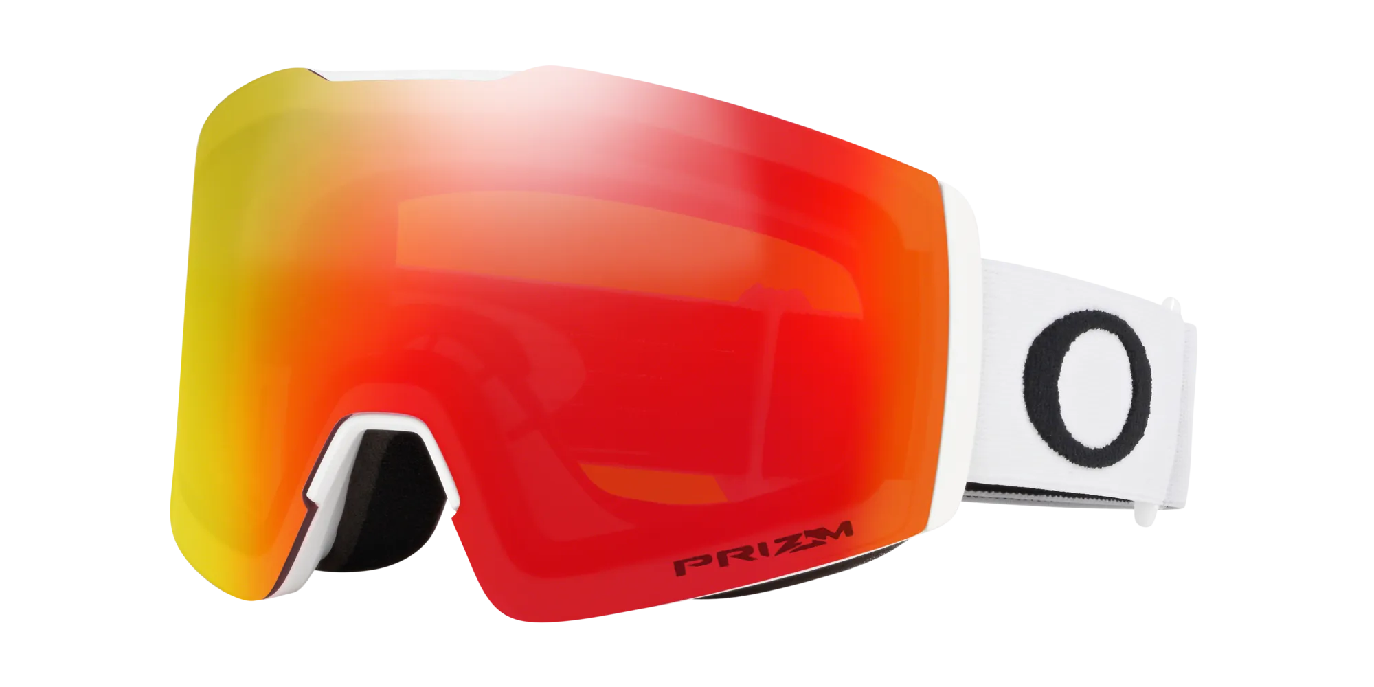 Oakley OO7103 FALL LINE M 710314 Maschere da sci O_Matter Bianco Arancione Maschera Normale Prizm