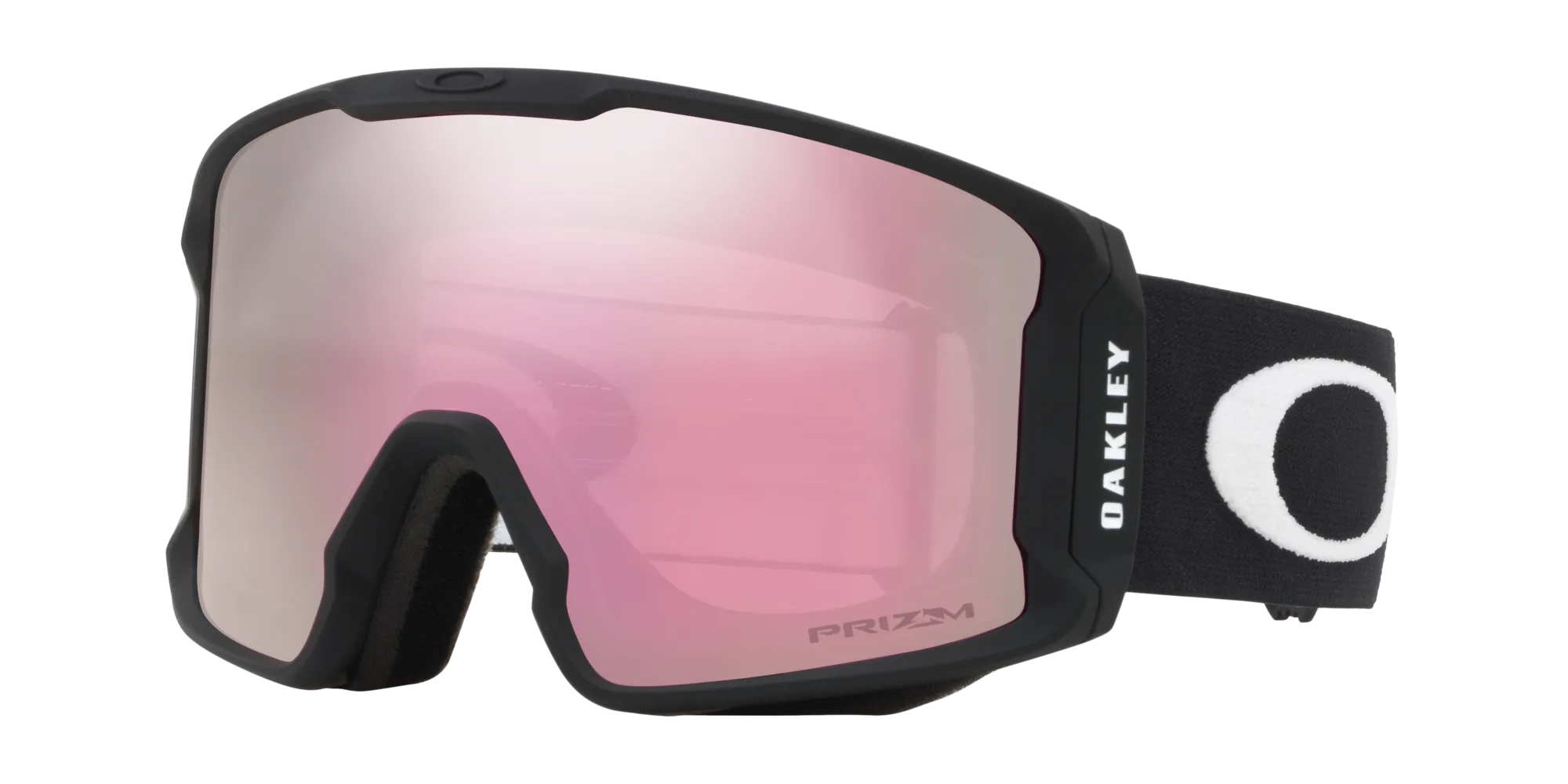 Oakley OO7070 LINE MINER L 707006 Maschere da sci O_Matter Nero Rosa Maschera Normale Prizm