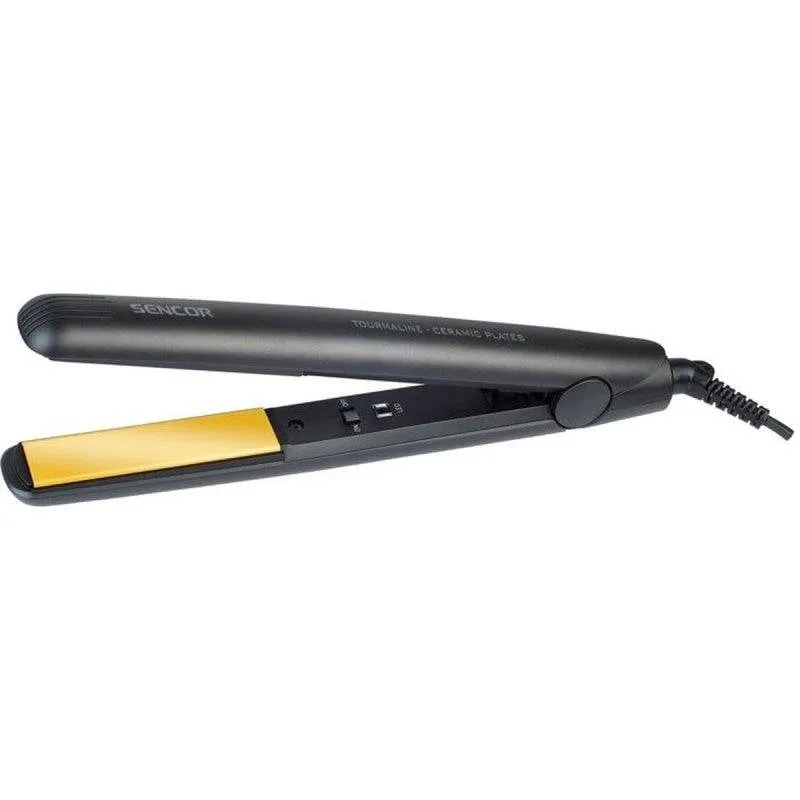 Piastra per Capelli Ceramica Tormalina Sencor SHI 131GD 200°C Piastre Flottanti Nero