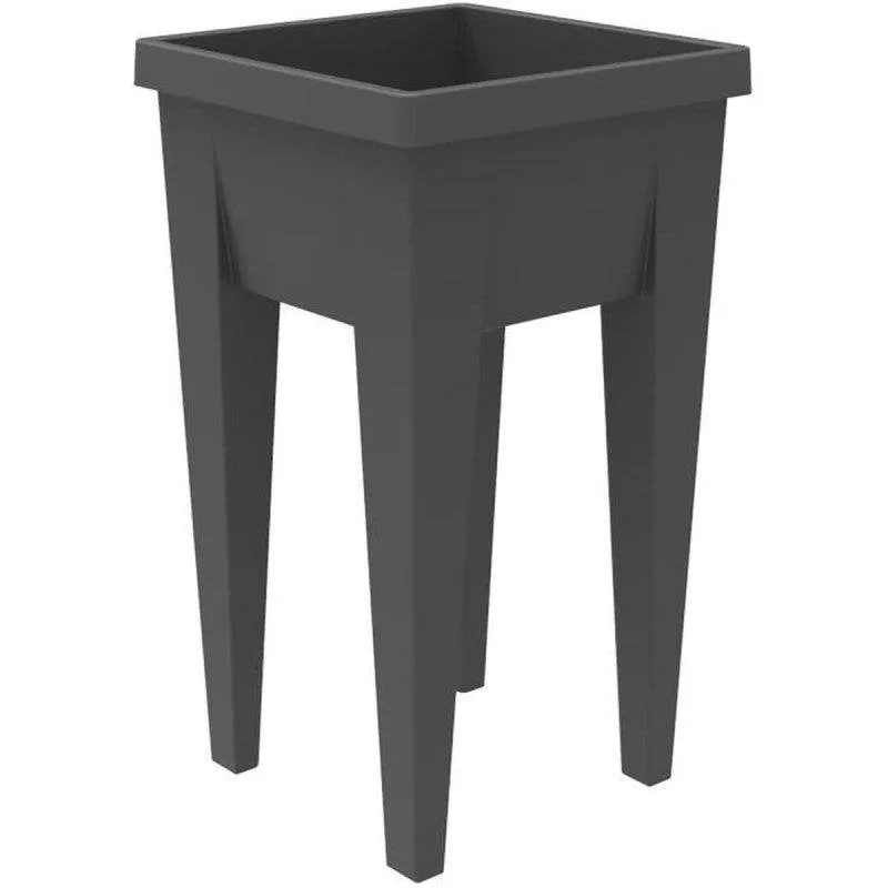 Vaso elevato EDA Urban 38,5 x 38,5 x 68 cm 23 L Antracite UV