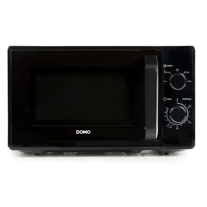 Microonde DOMO DO2520 20 Litri 800W con Funzione Scongelamento Nero