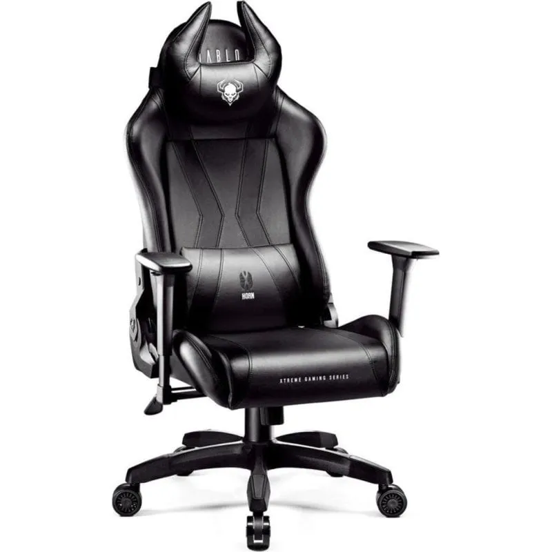 Sedia Gaming Diablo Chairs X-Horn 2.0 King Size Nero Regolabile