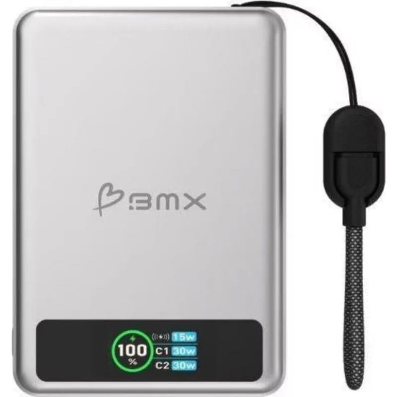 Powerbank Rant BMX 10000 mAh 30W USB-C Argento