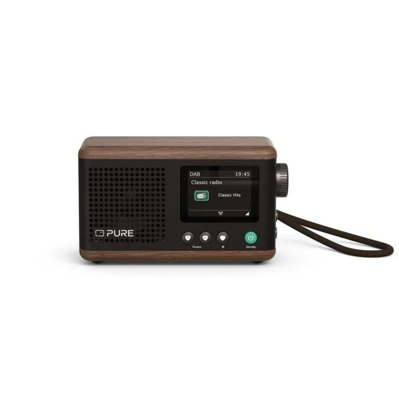 Radio Pure Classic Mini Nero Cafe noce