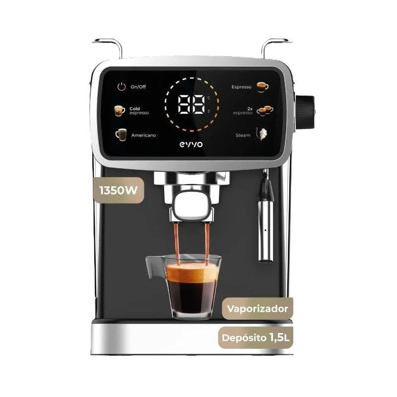 Macchina da caffè espresso Evvo Intensa 30 1,5L 20 bar Doppia uscita touch screen