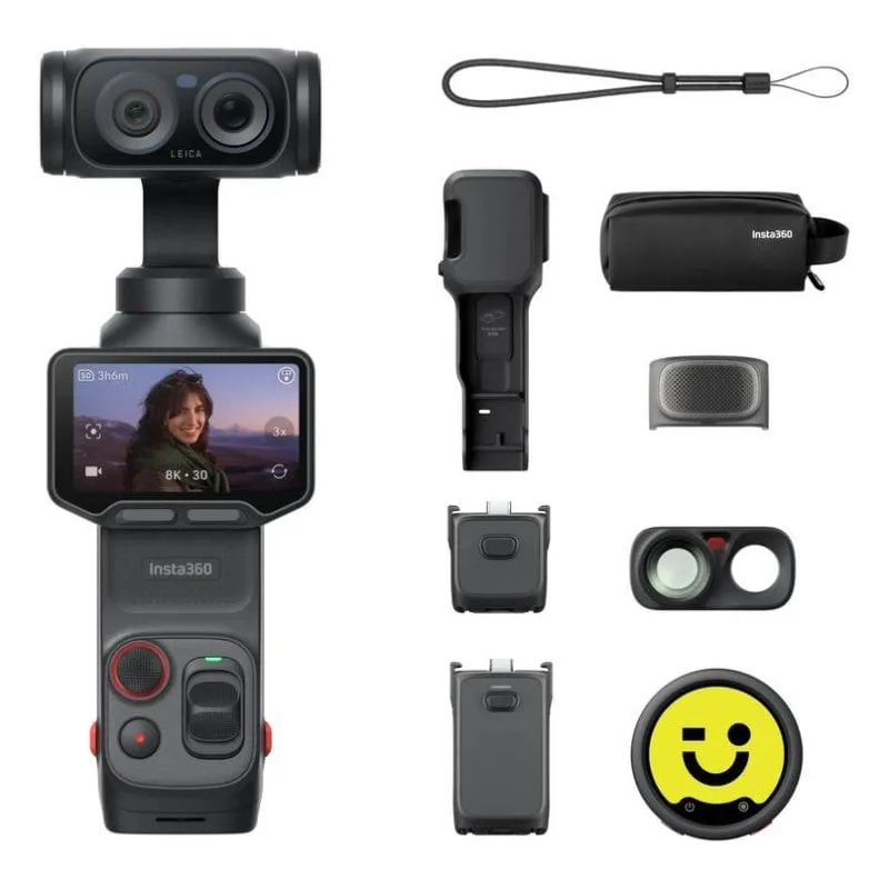Fotocamera d azione Insta360 Luna Ultra Pacchetto Creator Nero Cosmico