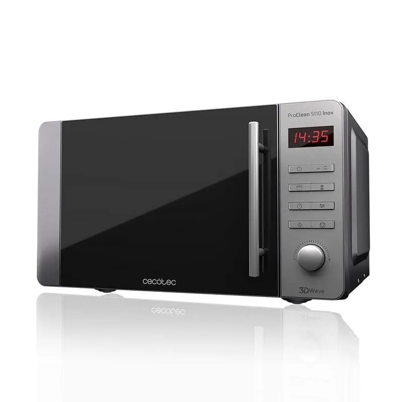 Microonde Cecotec ProClean 5110 Inox 20L 700W con Grill 8 Programmi Ready2Clean
