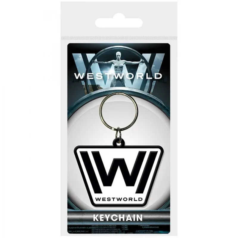 Portachiavi piramidale con logo Westworld