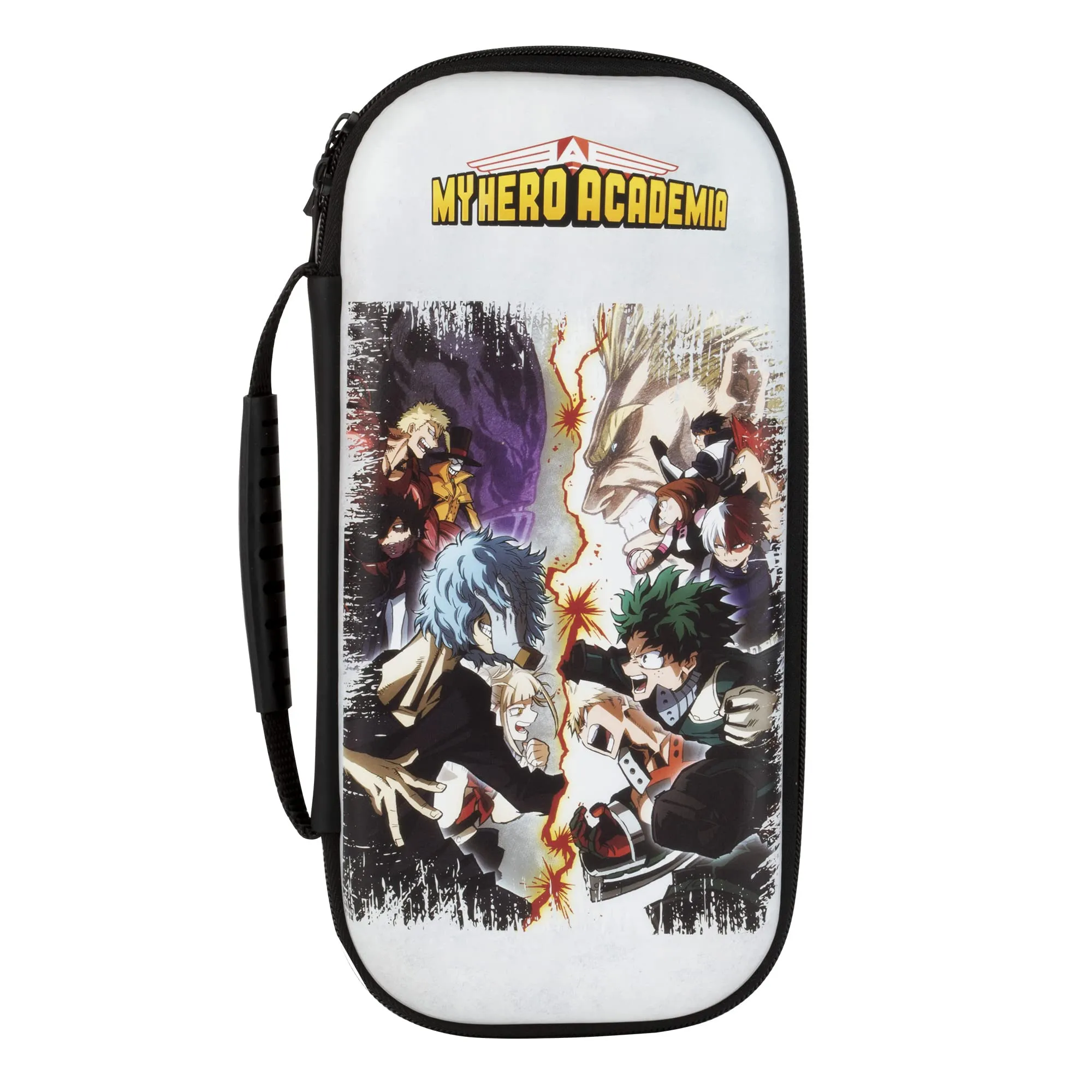 Konix My Hero Academia Custodia di protezione e trasporto Nintendo Switch, Switch Lite e Switch OLED - 8 giochi - Design My Hero Academia - Bianco