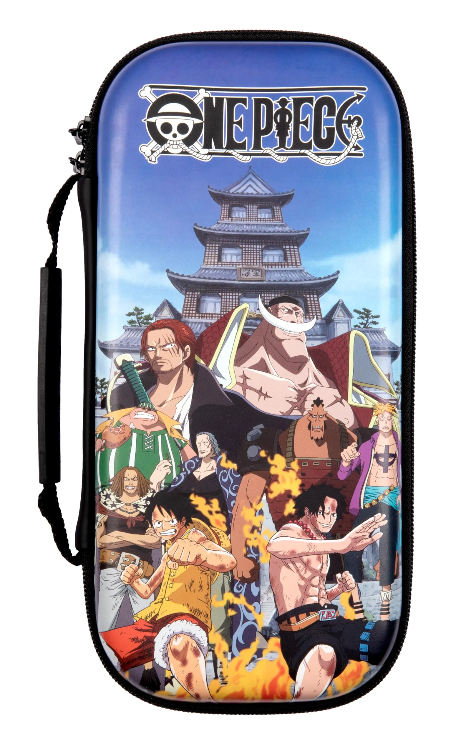Custodia protettiva e da trasporto Konix One Piece per console OLED Nintendo Switch, Switch Lite e Switch - 8 posti di archiviazione per giochi - Design Ford Marine