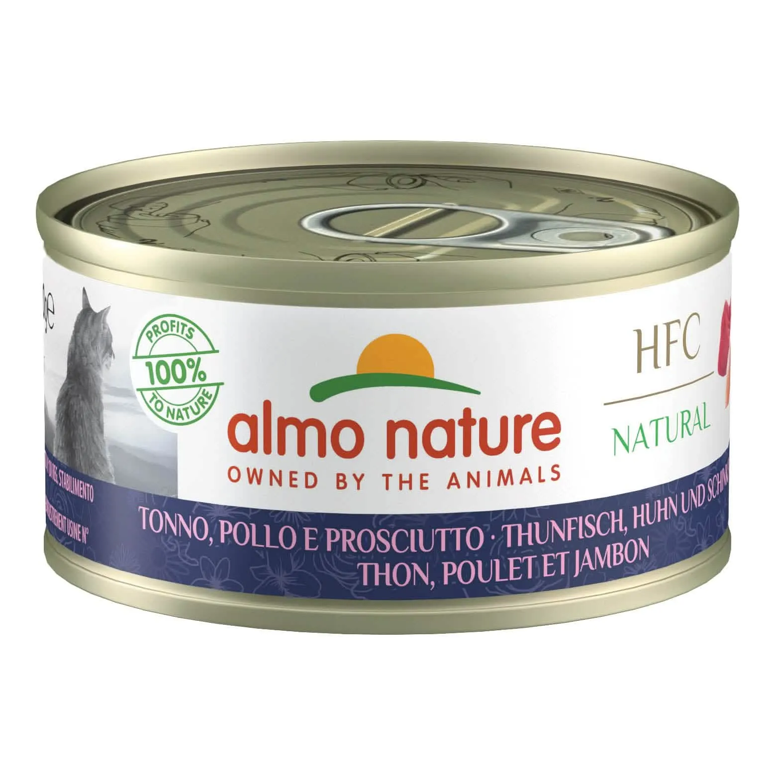 Hfc cat cuisine tonno pollo e prosciutto 70 g