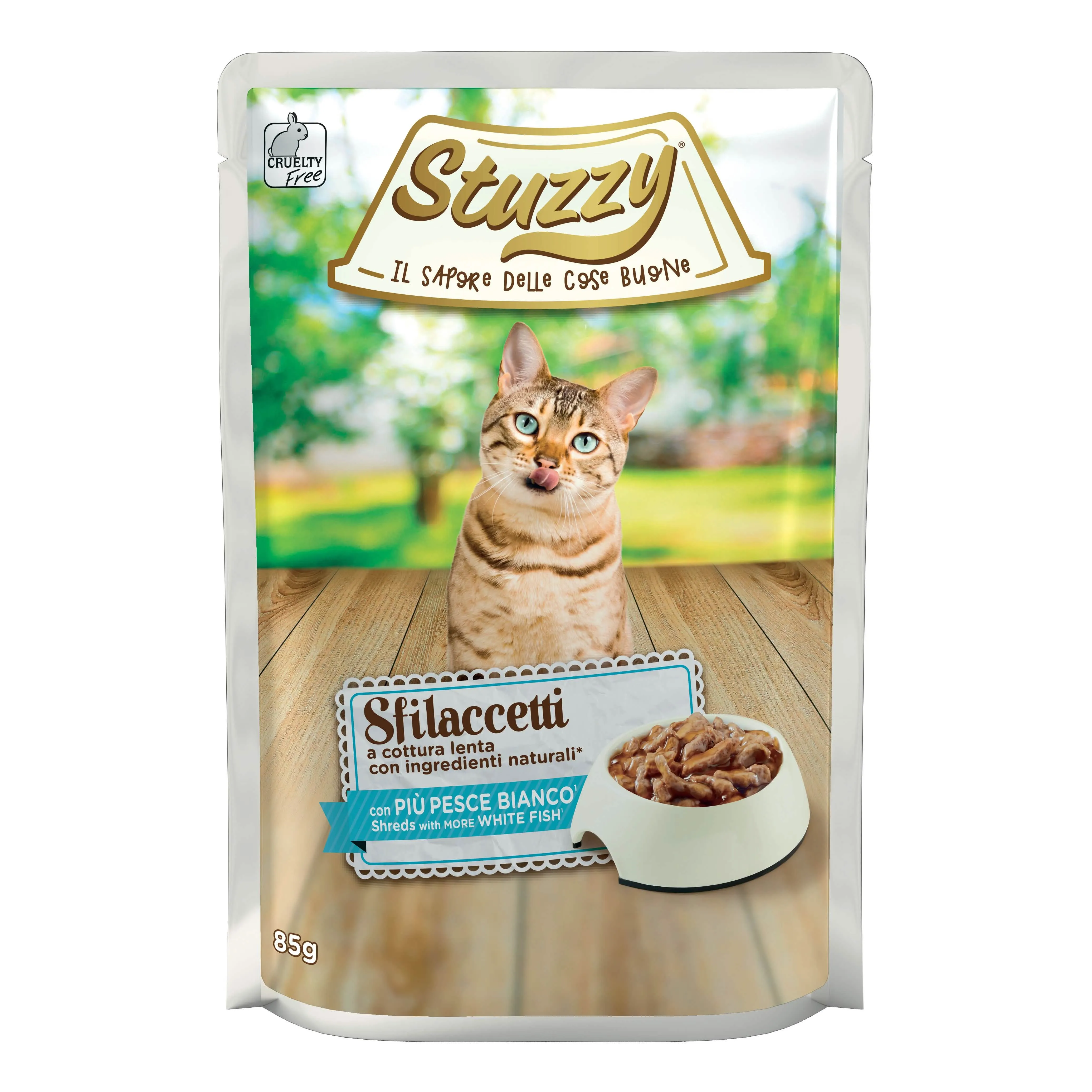 Stuzzy cat sfilaccetti pesce 85g