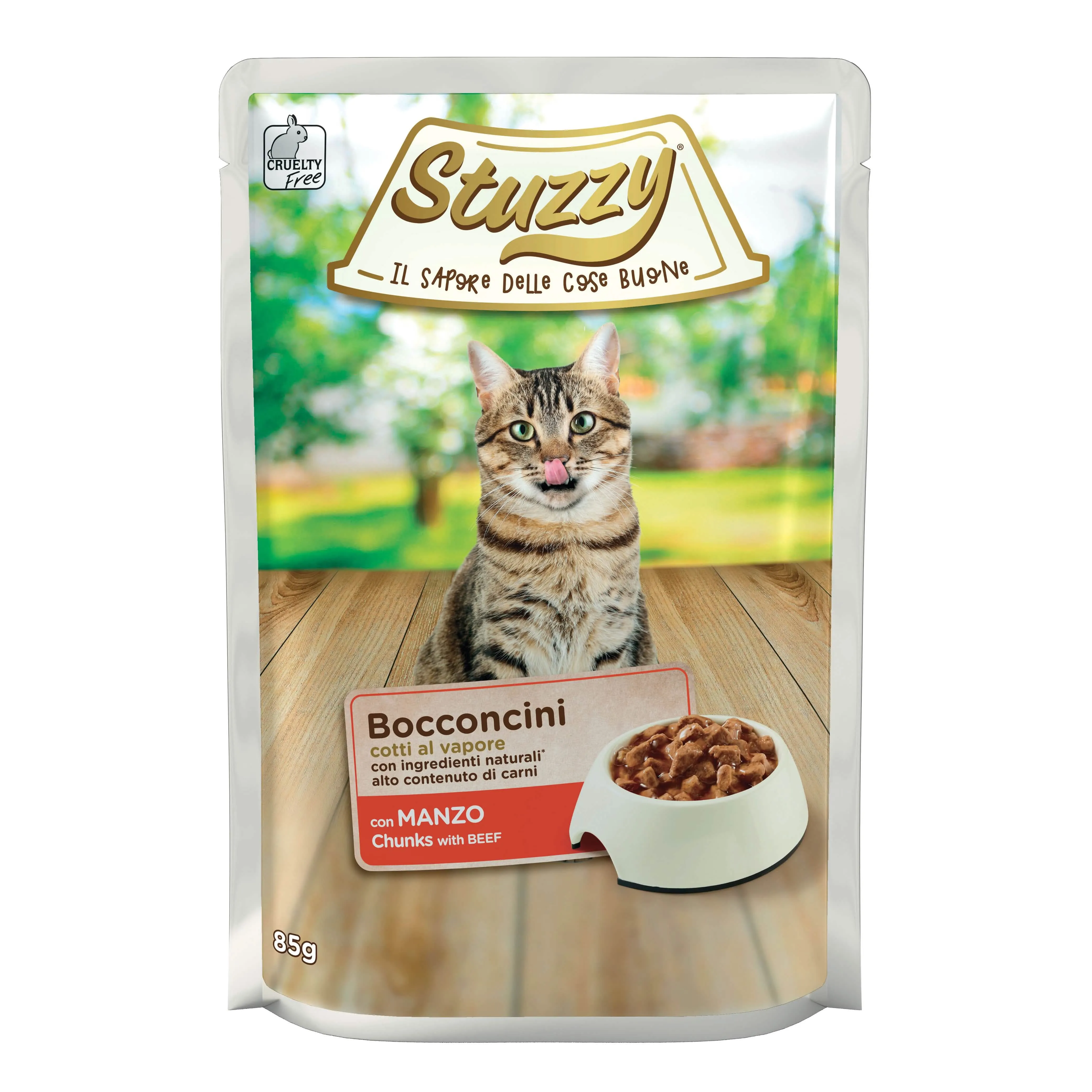 Stuzzy cat bocconcini manzo 85g