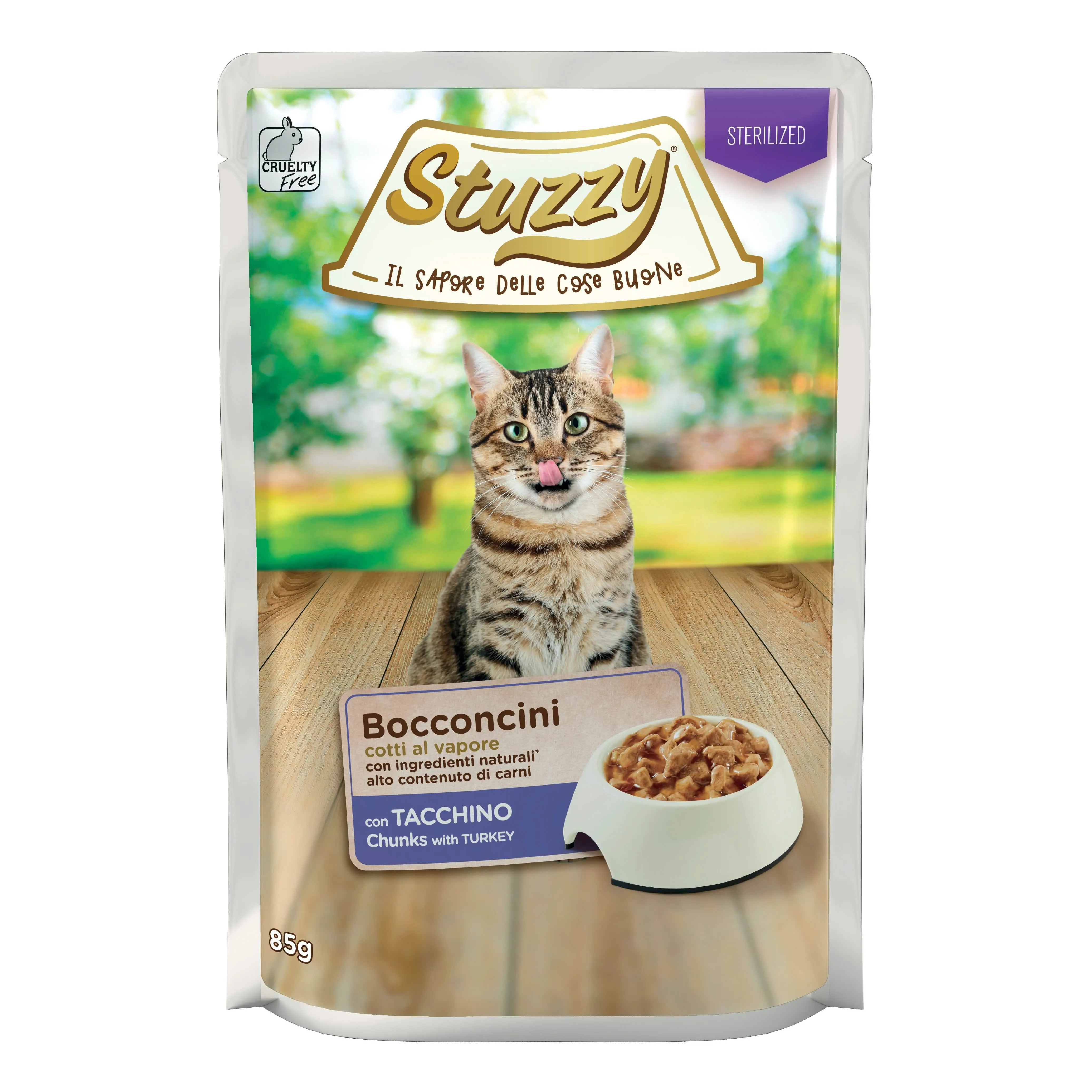 Stuzzy cat bocconcini sterilized tacchino 85g