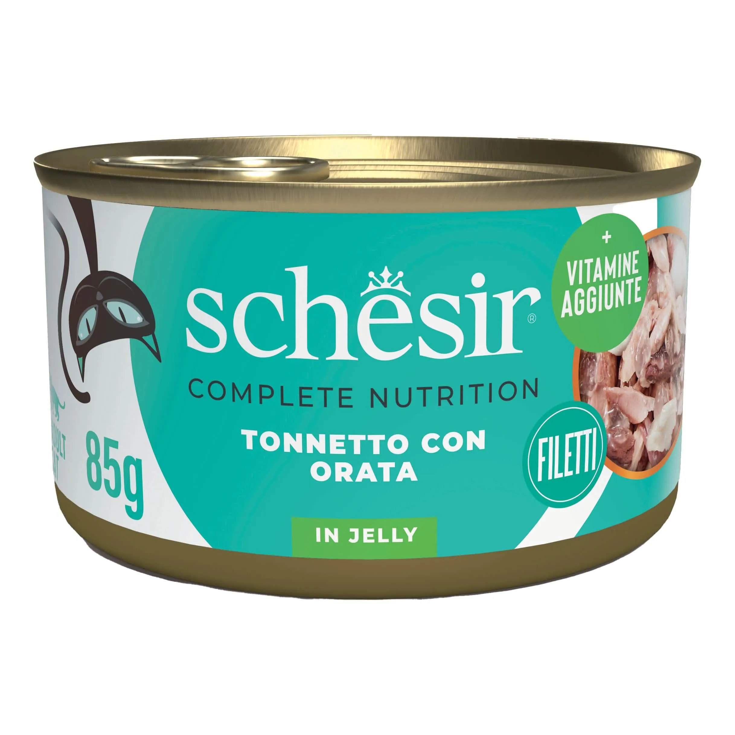 Schesir cat tonno orata lattina 85g