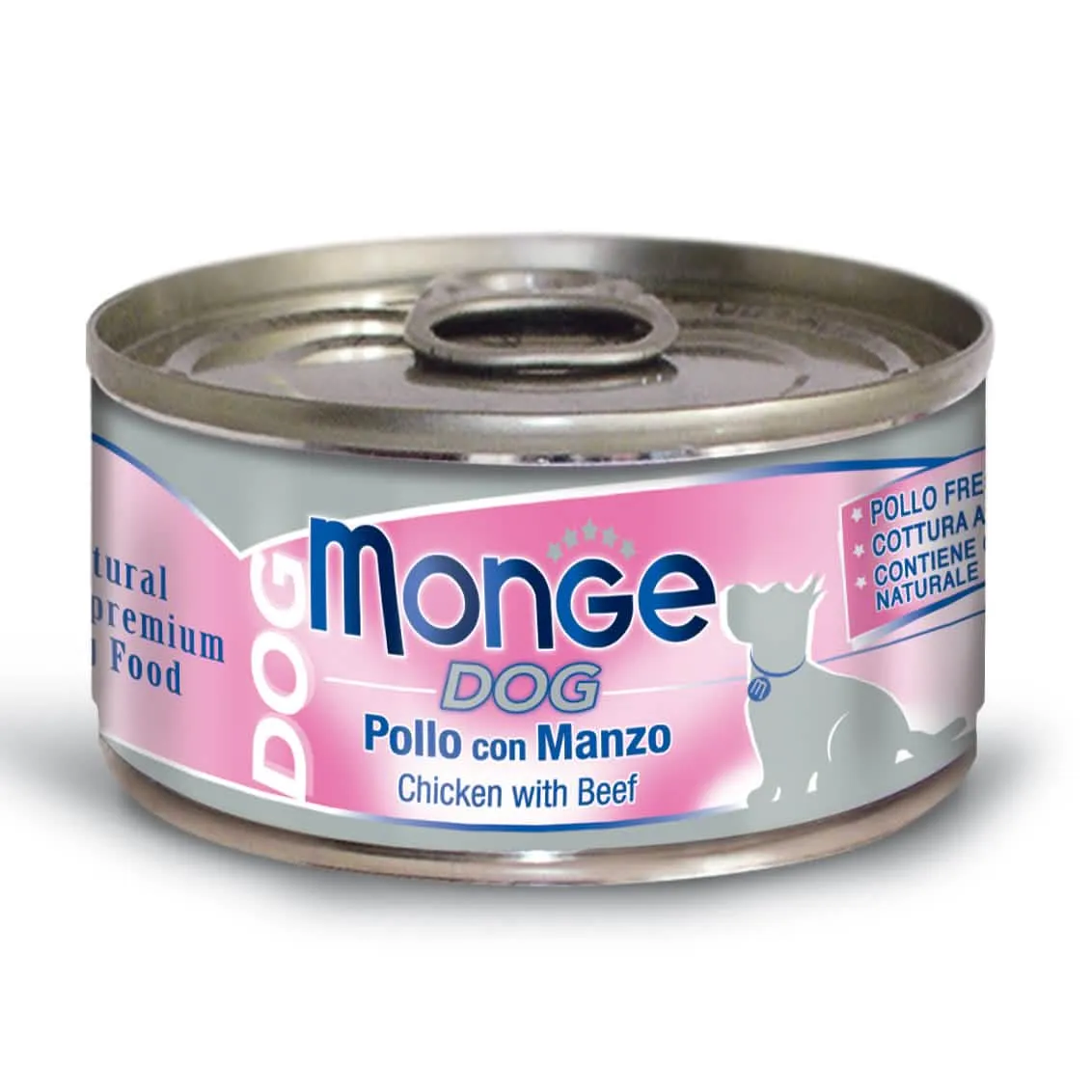 Monge natural quality umido cane monge dog pollo con manzo 95 g