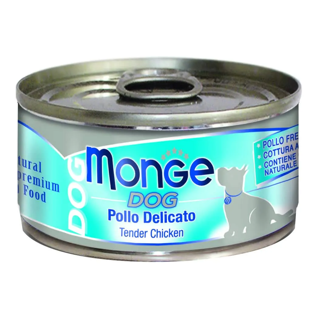 Monge natural quality umido cane monge dog pollo delicato 95 g
