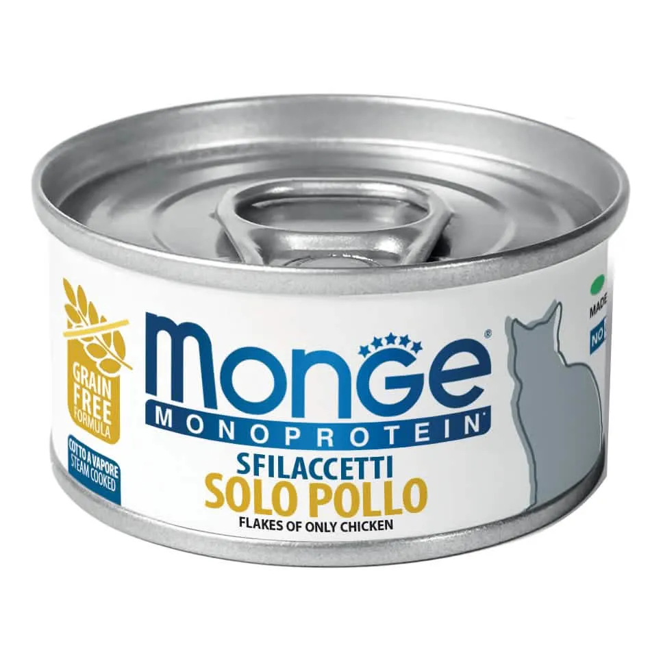 Monge Monoprotein Sfilaccetti Solo Pollo 80 g