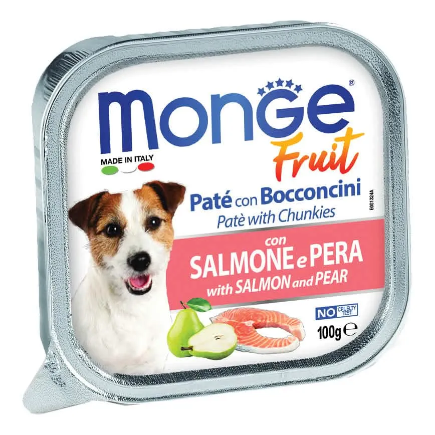 Monge fruit cane salmone&pera 100 g
