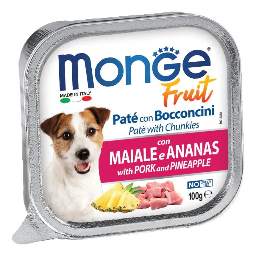 Monge fruit cane maiale&ananas 100 g