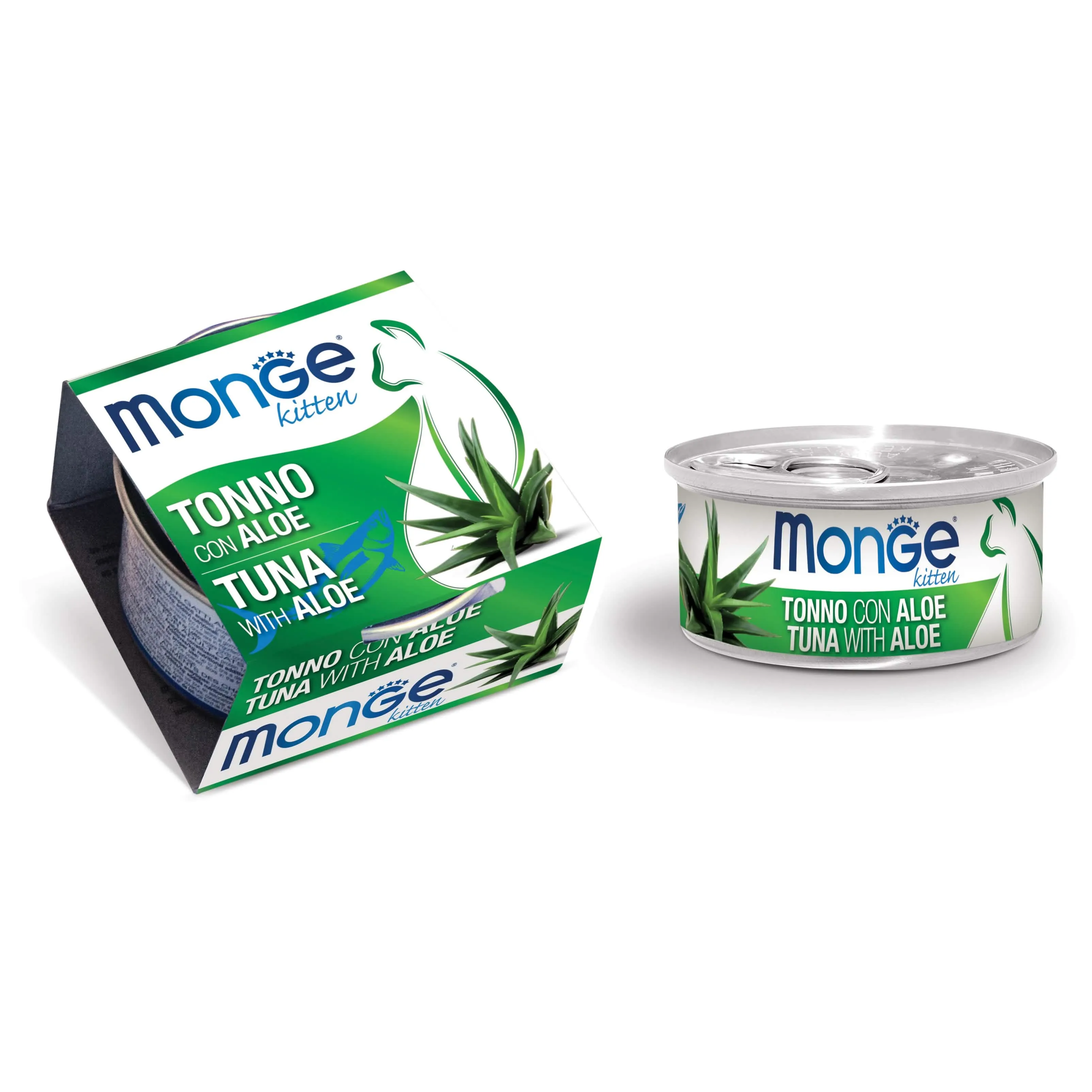 Monge Fruits Tonno con Aloe 80 g per Gattini