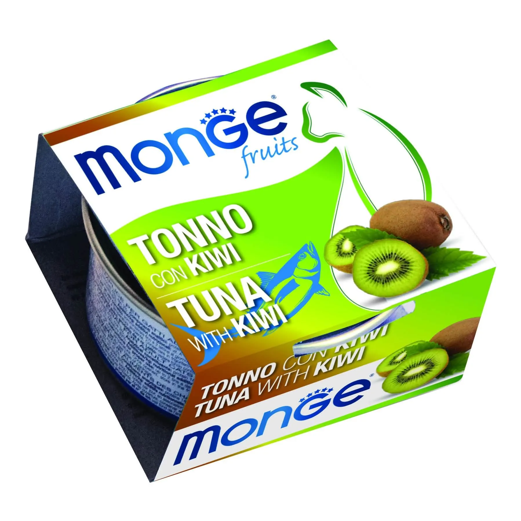 Monge Fruits Tonno con Kiwi 80 g - Gusto e Nutrimento per Gatti