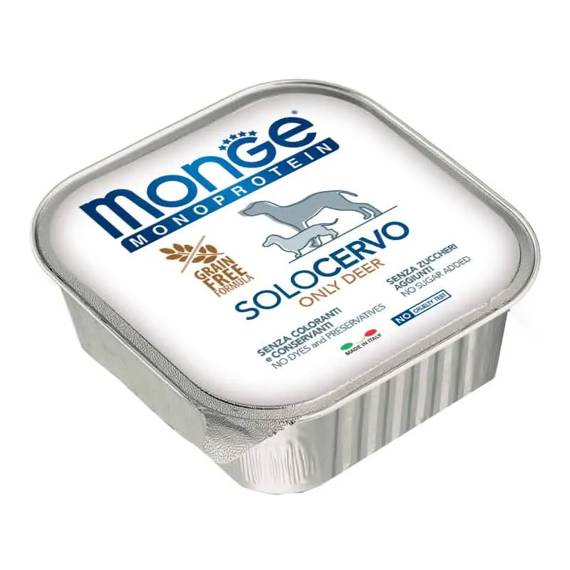 Monge monoproteico 100% cervo 150 g