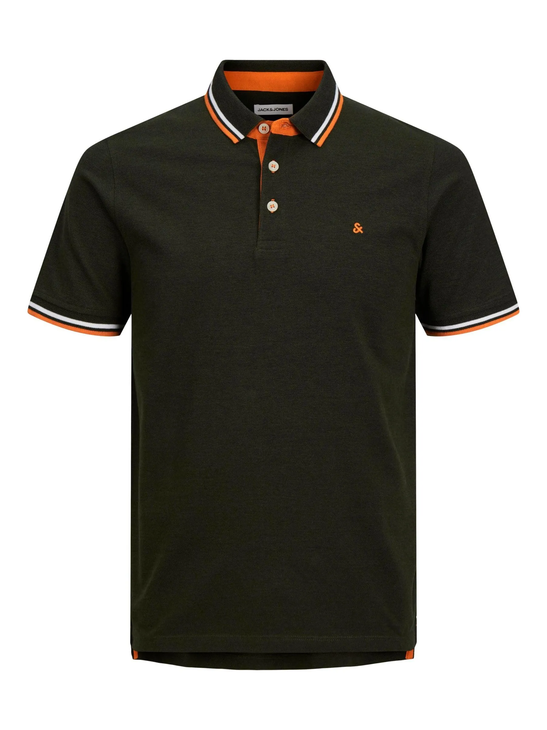 Jack & Jones Polo Uomo, Verde Combo, 5XL