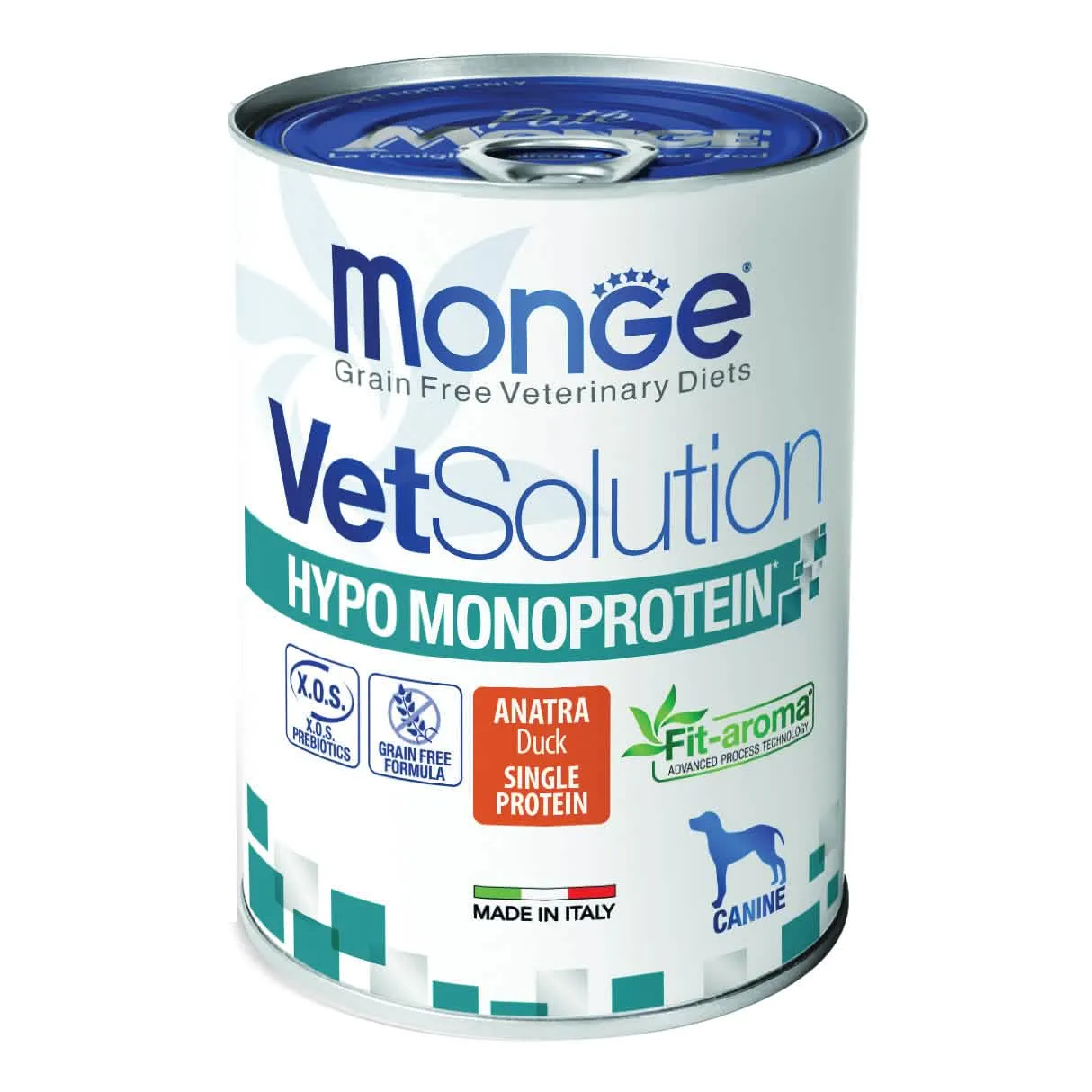Monge vetsolution canine hypo monoprotein anatra 400 g