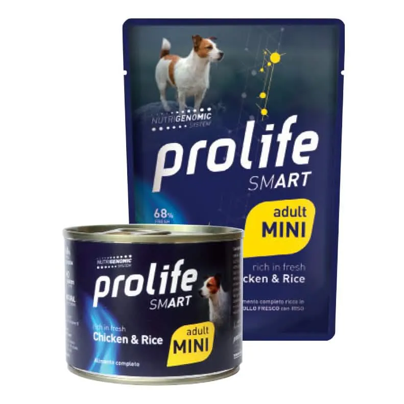 Prolife dog smart adult chicken & rice mini 100 g
