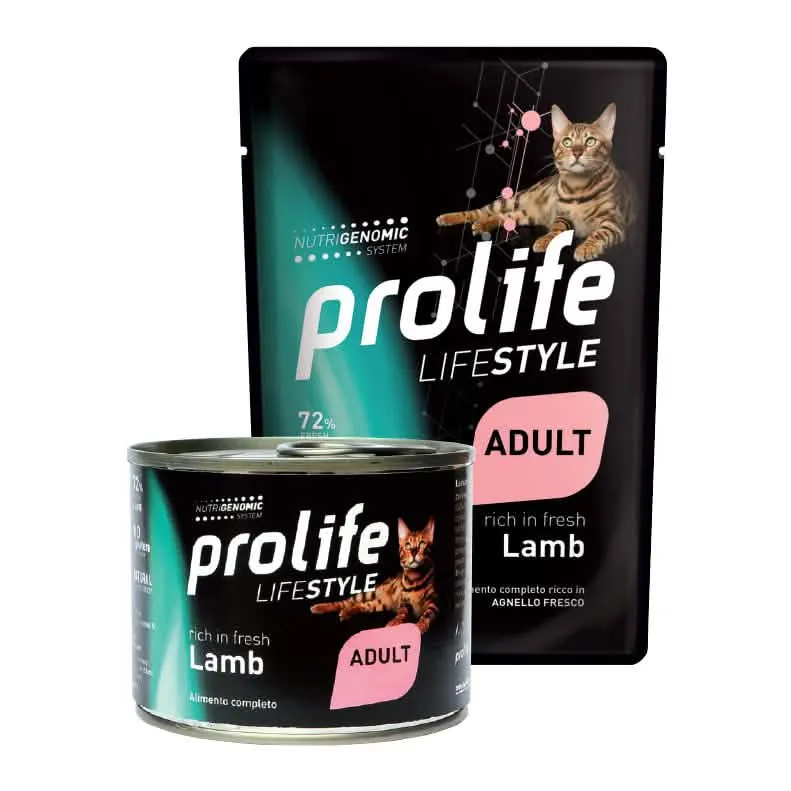 Prolife cat lifestyle adult lamb 85 g