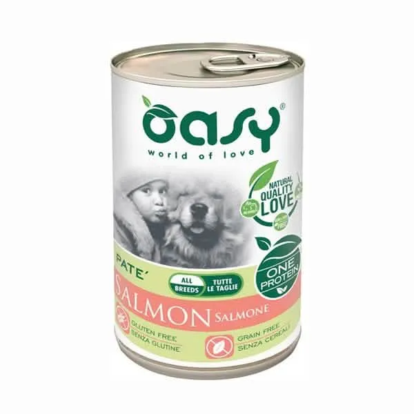 Oasy wet dog one salmone 400 g