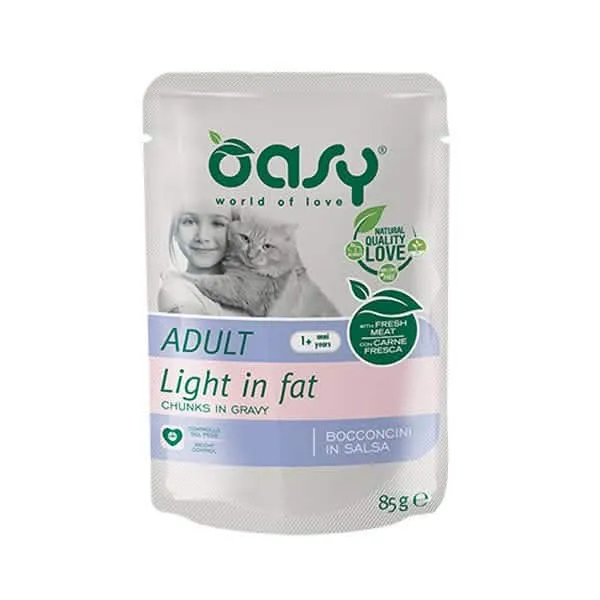 Oasy wet cat bocconcini adult light 85 g