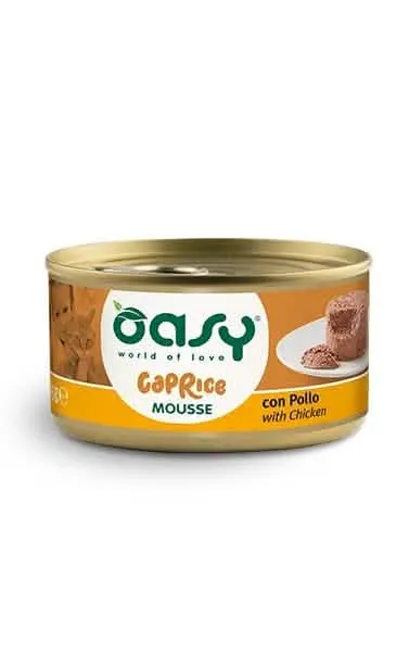 Oasy wet cat mousse con pollo 85 g