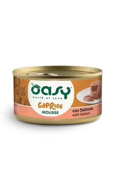 Oasy wet cat mousse con salmone 85 g