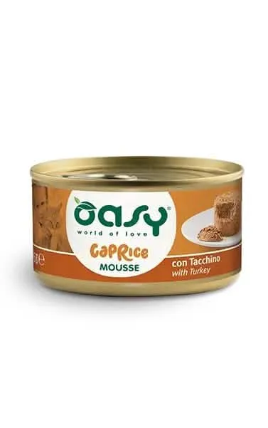 Oasy wet cat mousse con tacchino 85 g