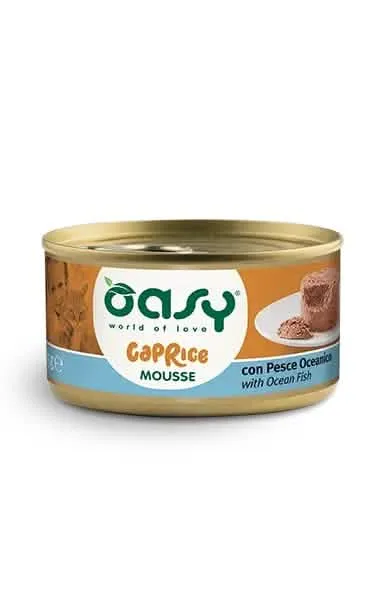 Oasy wet cat mousse con pesce oceanico 85 g