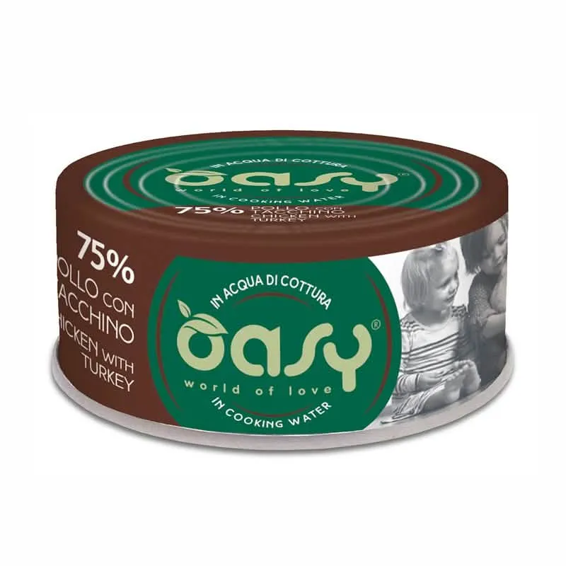 Oasy wet cat more love pollo con tacchino 70 g