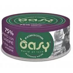Oasy wet cat more love tonno con sardine 70 g